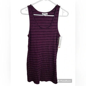 Liz Lange for Target Purple stripped maternity tank size medium